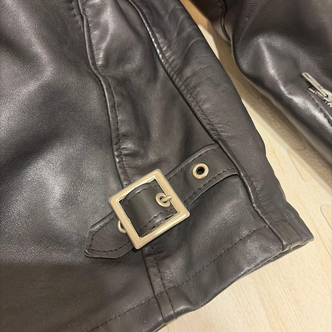 品番 Schott 643 レザー シングルライダース 34 ボアライナー