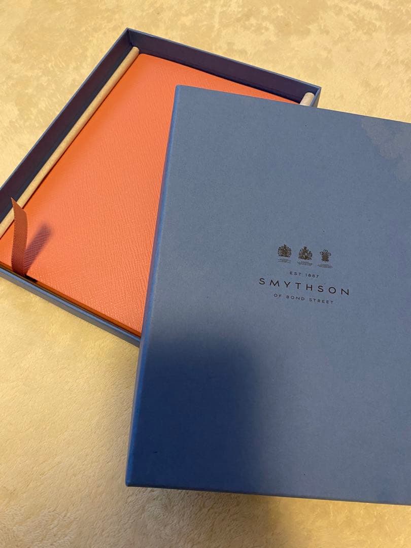 【英国王室御用達】スマイソンノートブック　ピンクレザー