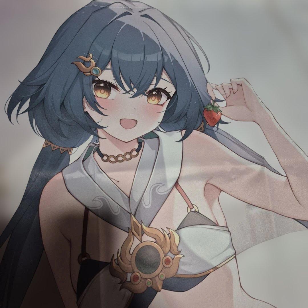 スターレイル、雲璃ビキニスタイル イラストB2タペストリー