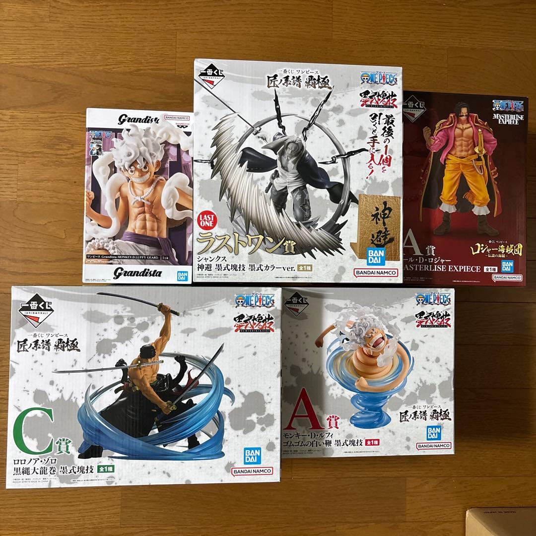 ワンピース 一番くじ、プライズ　フィギュア 5点セット