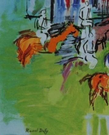 Raoul Dufy、PADDOCK A CHANTILLY、海外版超希少レゾネ