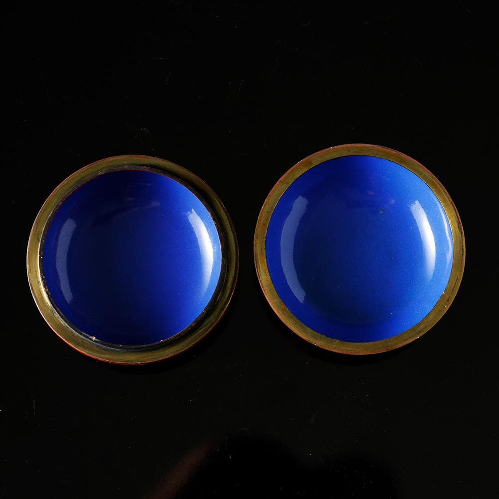 未使用 美品 堆朱 香合 花草彫 茶道具 煎茶道具 骨董 中国美術 古玩 唐物