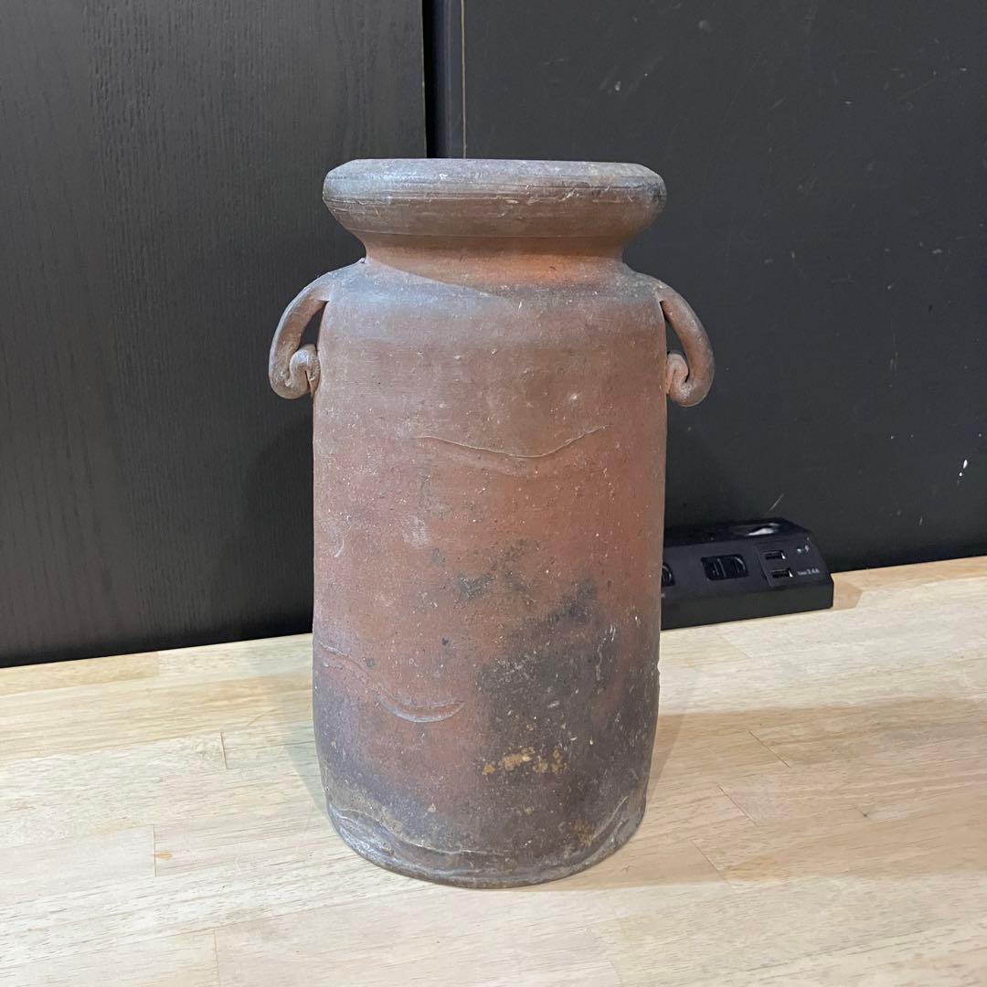 備前焼 耳付花入