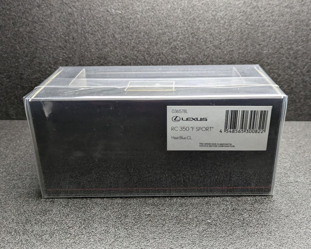 京商 1/43 レクサス RC 350 F スポーツ ヒートブルー　 ミニカー