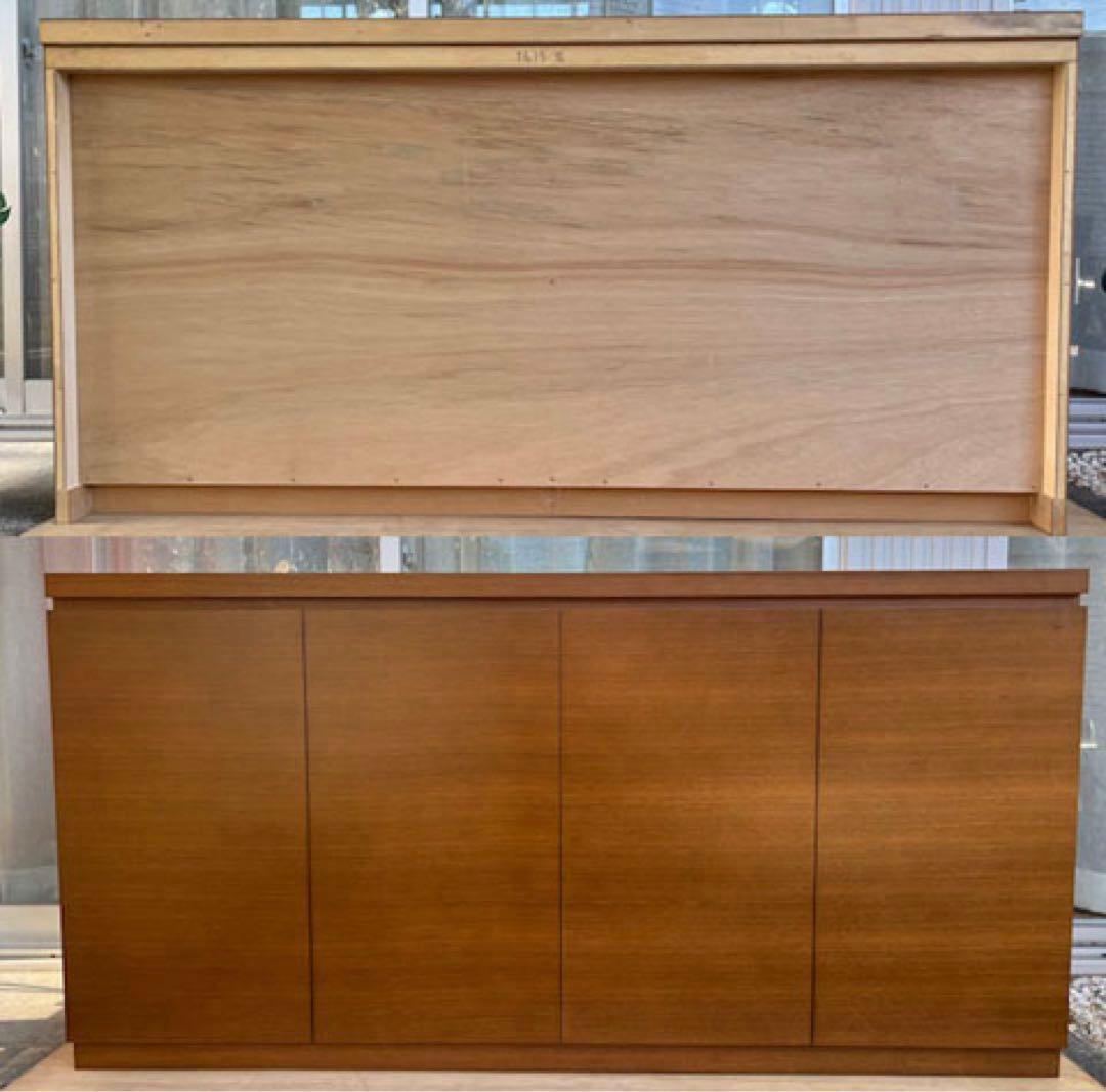 モダンスタイル　木製キャビネット　ミッドセンチュリー　サイドボード　チーク材