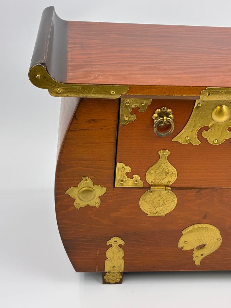 李朝家具　小箪笥　民芸　バンダジ　時代箪笥　アンティーク　韓国　収納