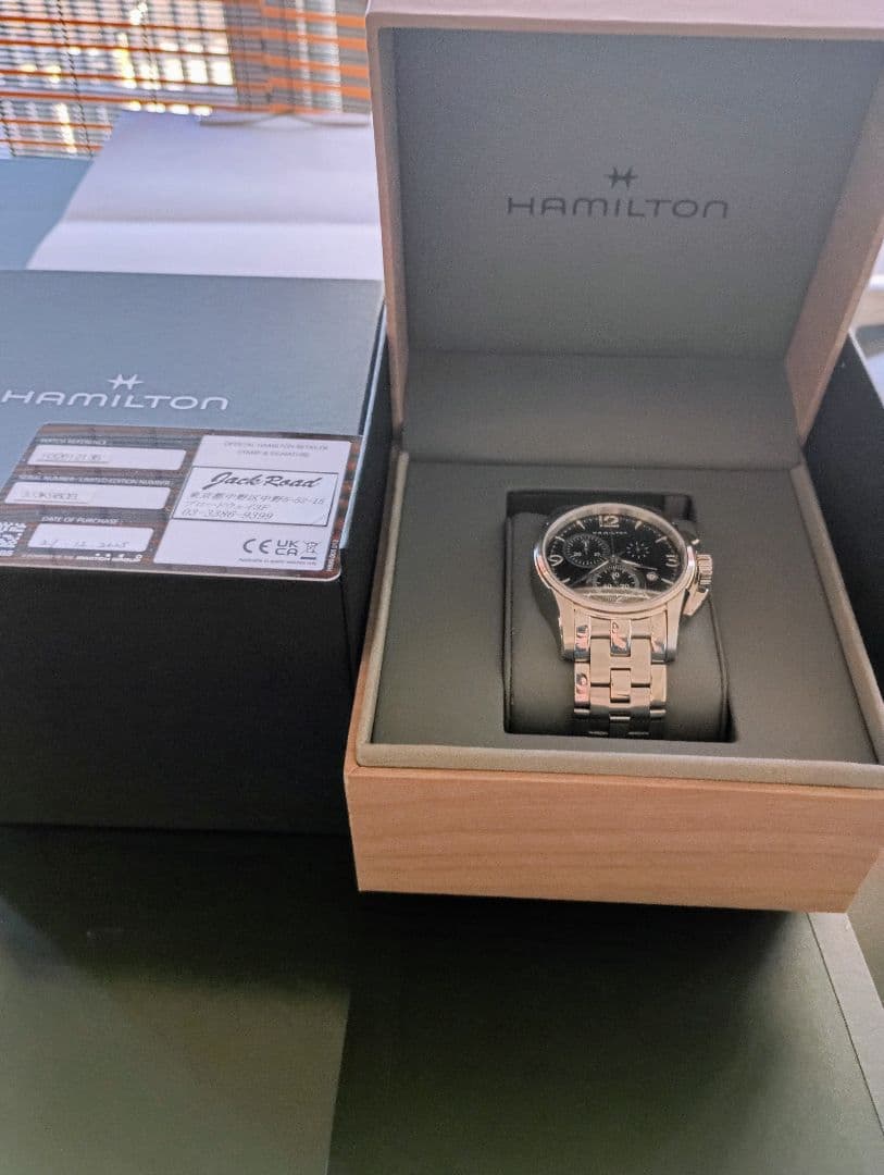 マ*サ様 【新品未使用】ハミルトン　ジャズマスタークロノグラフ　H3261213
