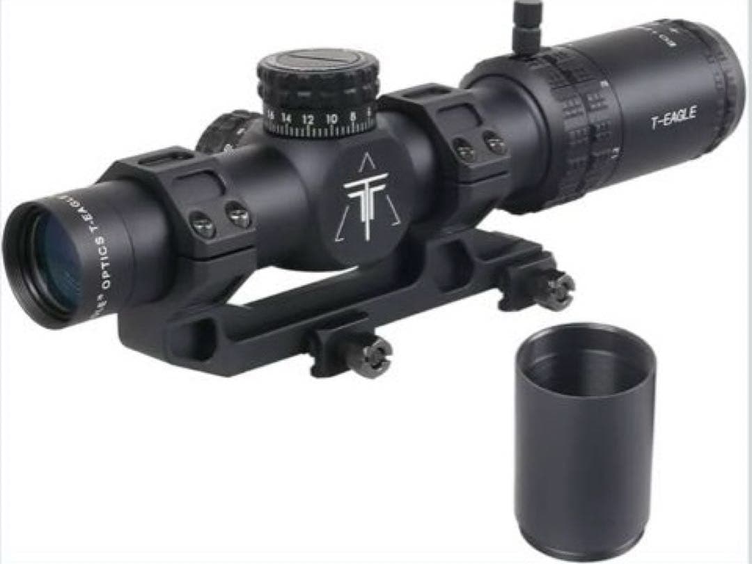 ライフルスコープ 1.2-6x24WA スコープマウント付き