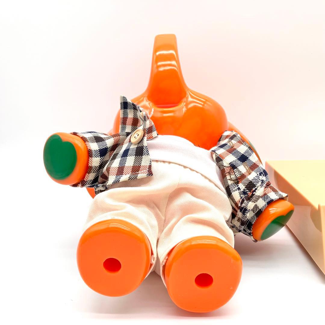 サトちゃん　店頭用ディスプレイ　人形　チェック　シャツ