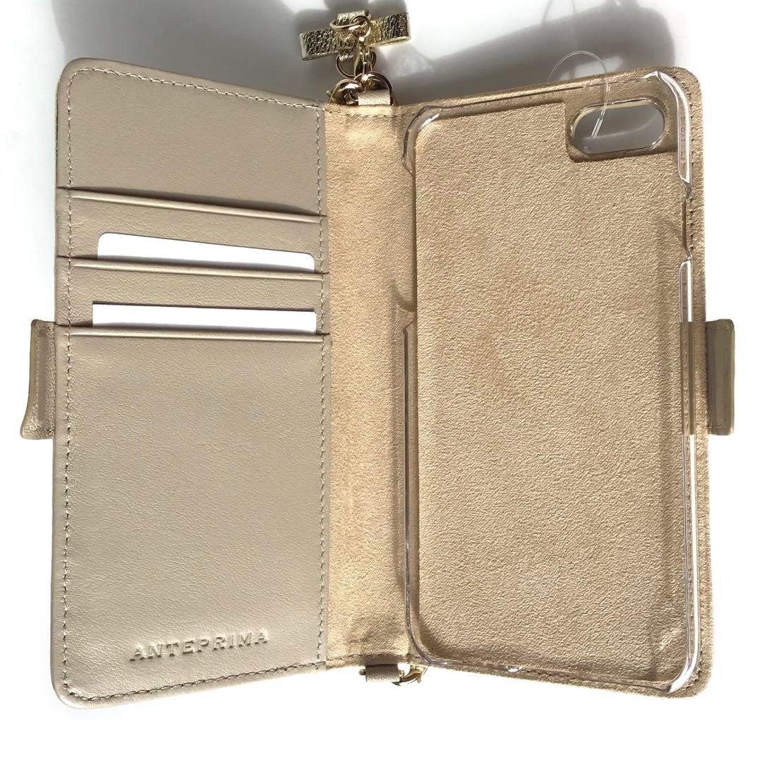 新品★ アンテプリマ スプマンテ iPhoneSE ベージュ iphoneケース