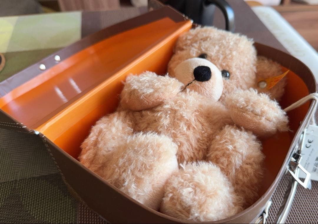 ドイツで購入⭐️Steiff Fynn teddybarぬいぐるみ ベージュ