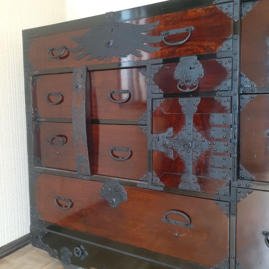 室町期威風堂々 車箪笥❤️