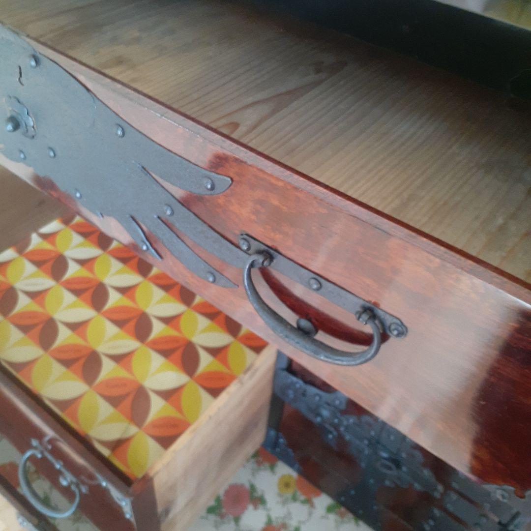 室町期威風堂々 車箪笥❤️