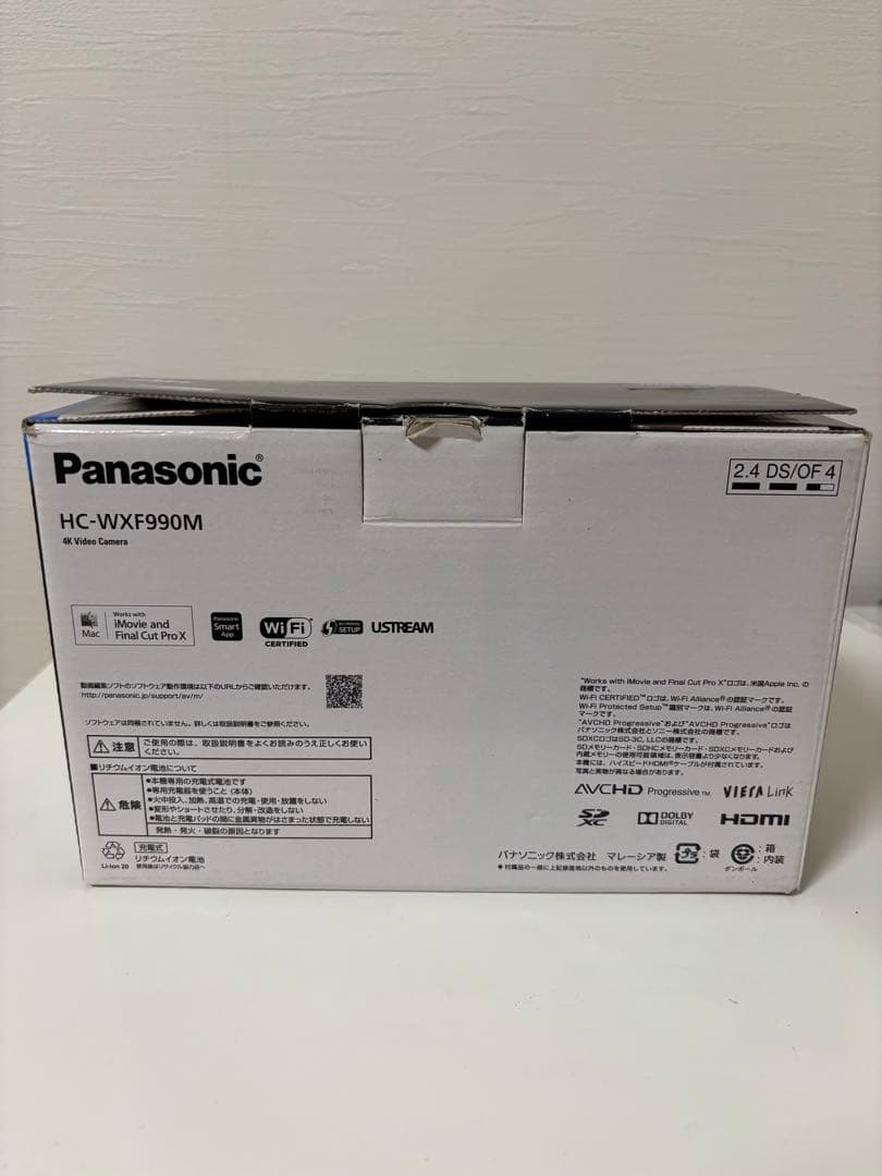 シ*ジ様 【状態良好】Panasonic HC-WXF990M 4Kビデオカメラ