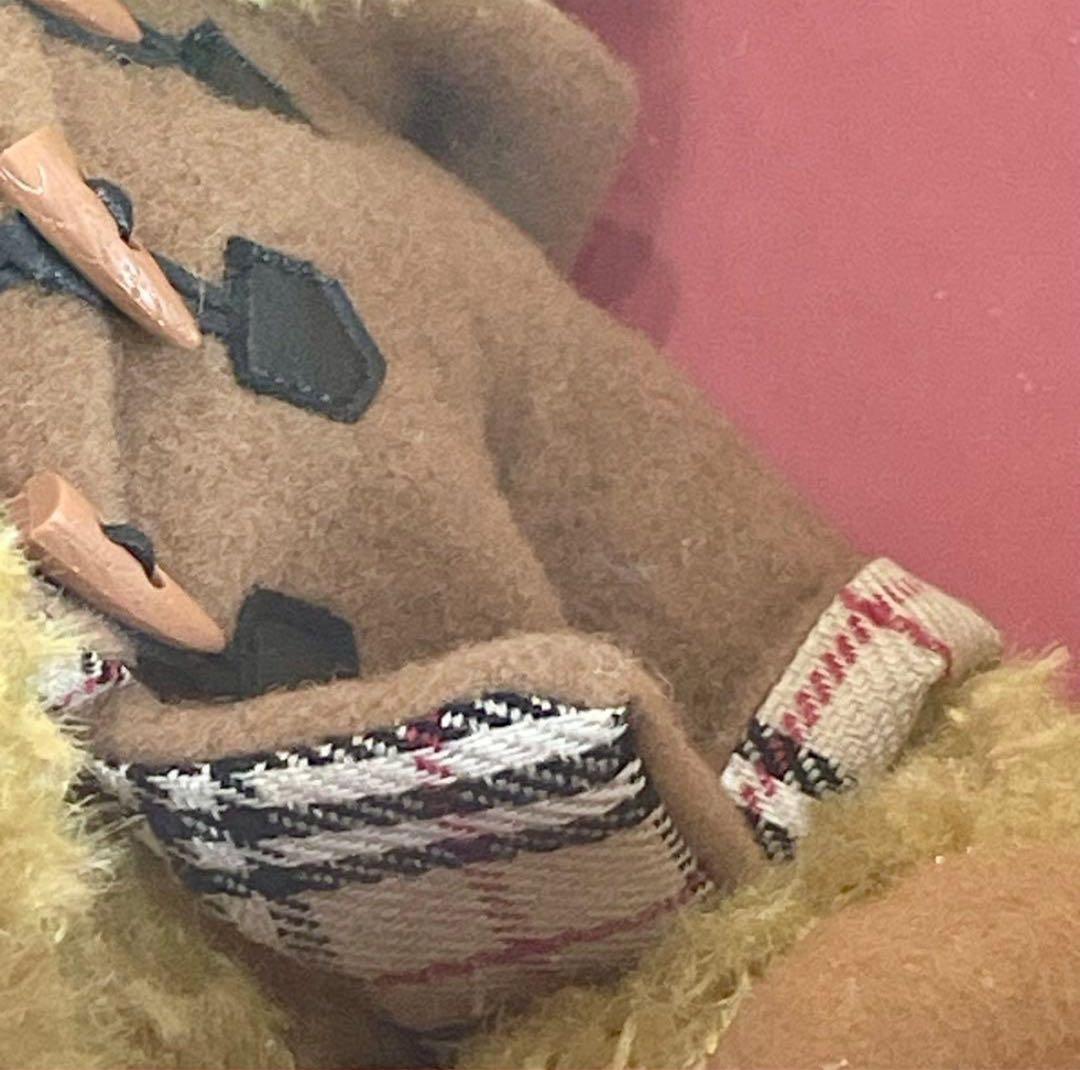 激レア 希少品 新品未使用 BURBERRY ぬいぐるみ ダッフルコート風 箱付