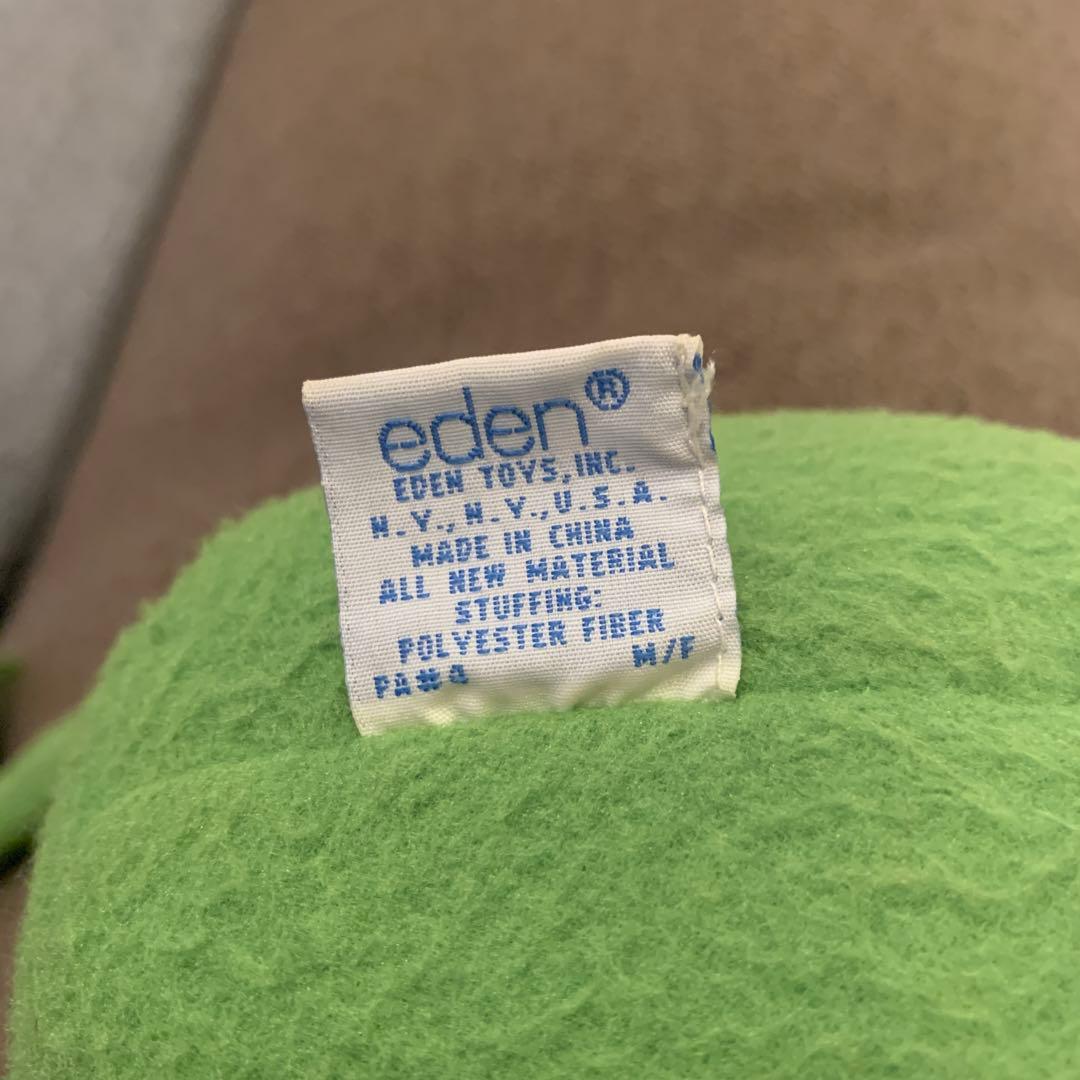 ヴィンテージ カーミット オルゴール ぬいぐるみ EDEN社 セサミストリート