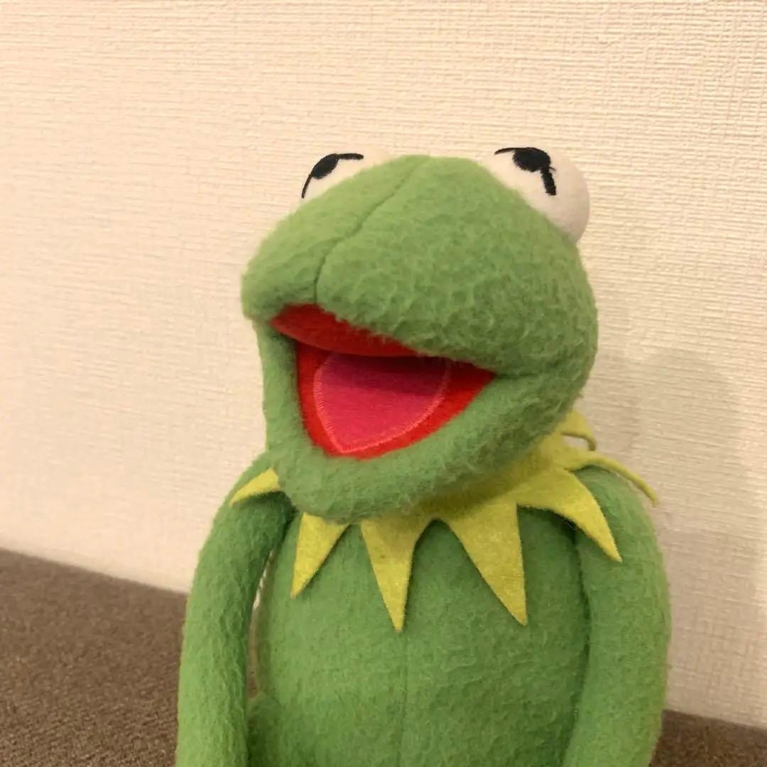 ヴィンテージ カーミット オルゴール ぬいぐるみ EDEN社 セサミストリート