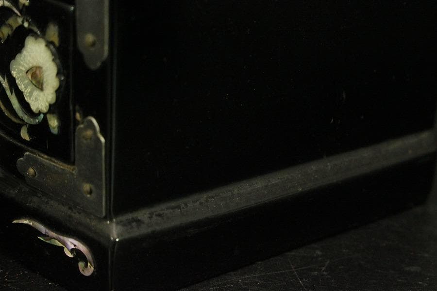 高麗美術 螺鈿 引き出し箱 美品(ZE366)