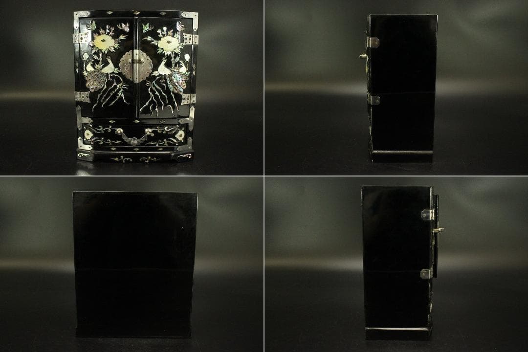 高麗美術 螺鈿 引き出し箱 美品(ZE366)