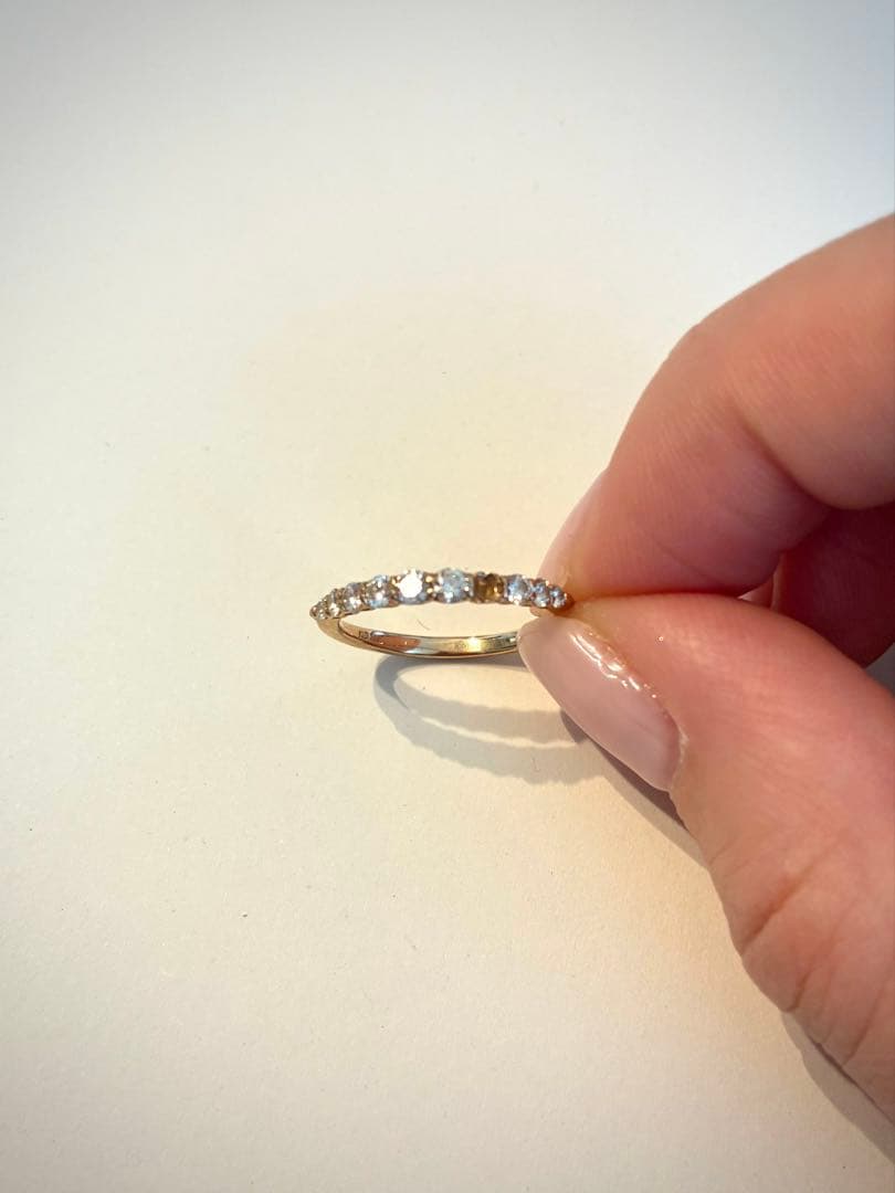 ハーフエタニティリング　【修理・リメイク前提】