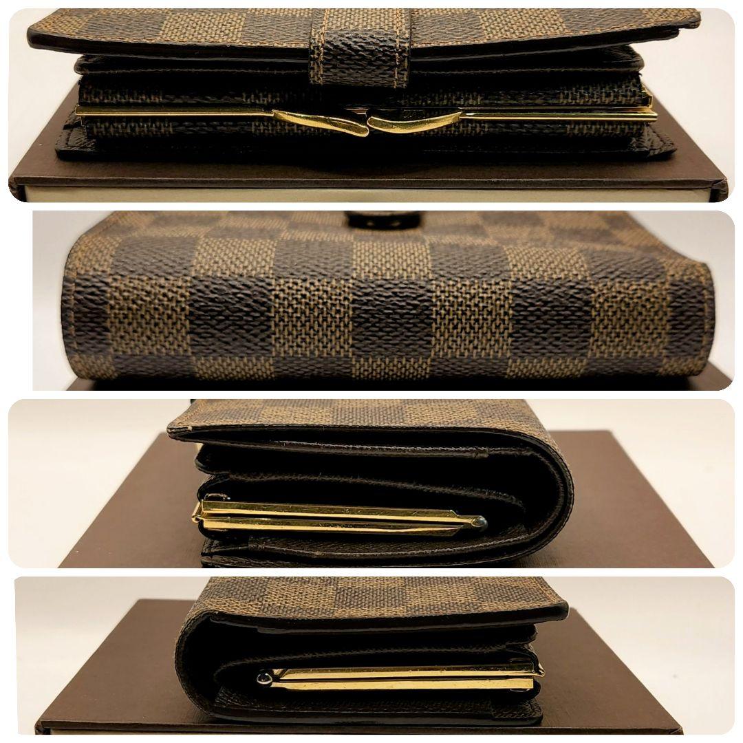 人気モデル⭐ルイヴィトン ダミエ　コンパクト⭐️ヴィエノワ　がま口二つ折り財布