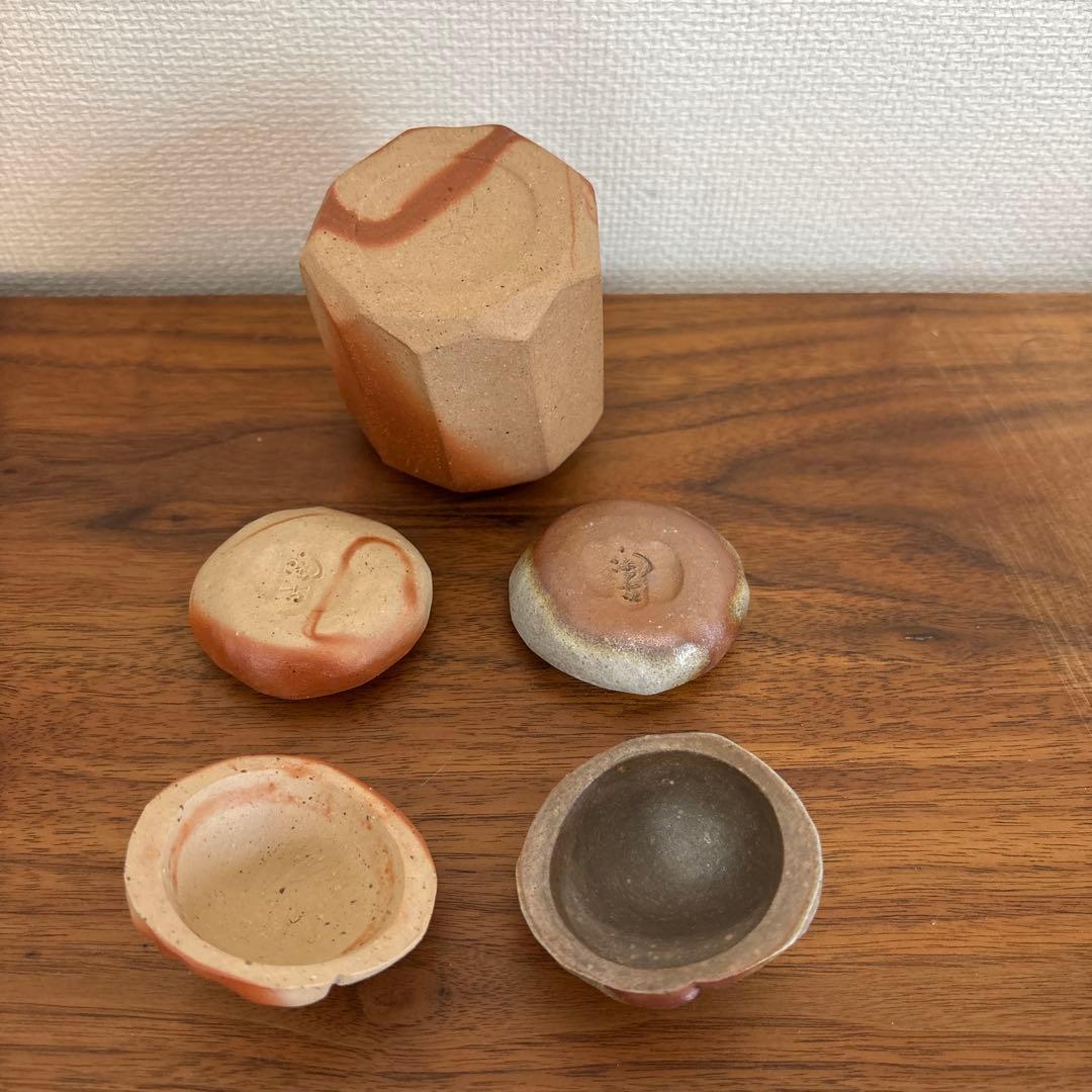 備前焼　だるま　3個