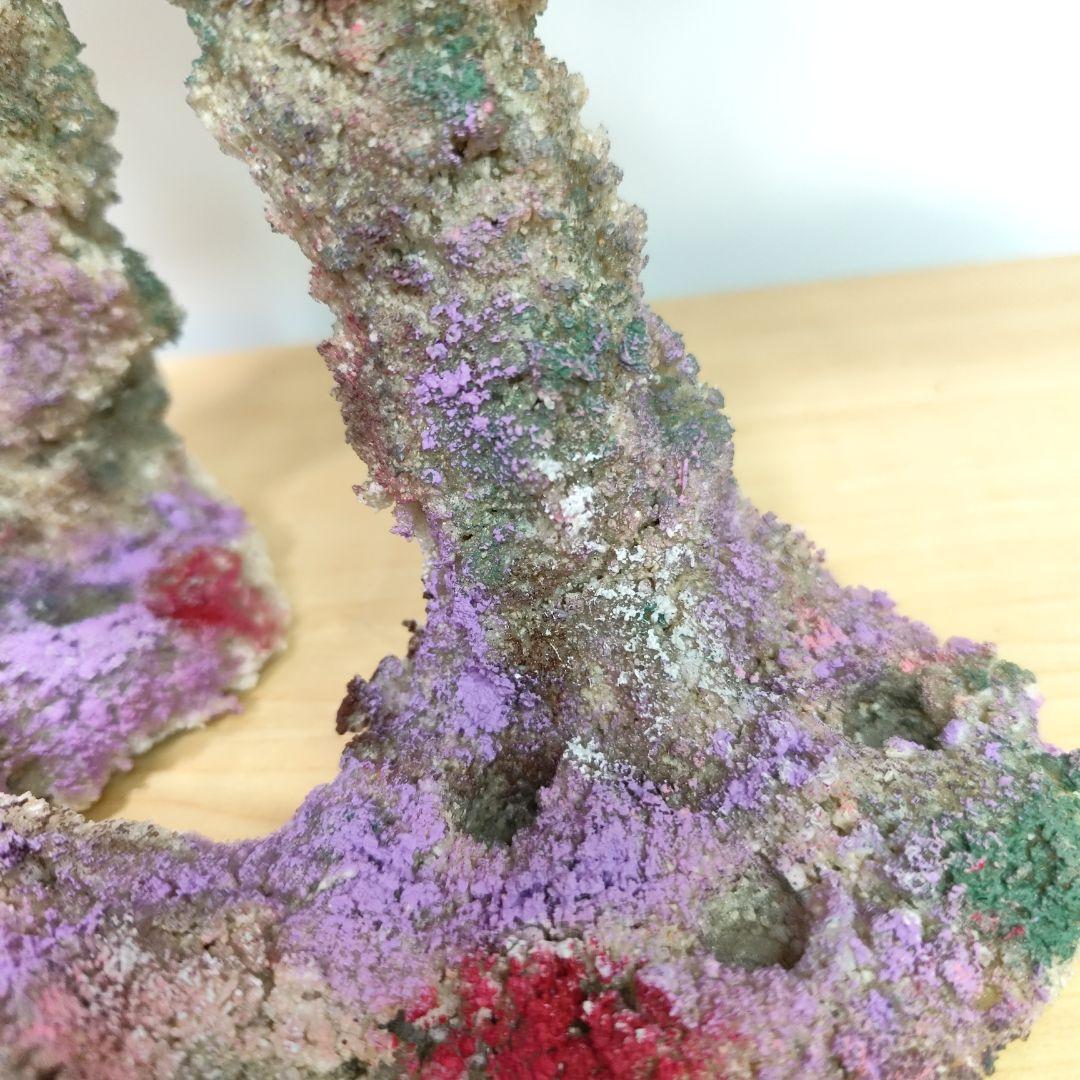 プラグ穴付き アク抜き不要人工ライブロック 海水水槽用 レプリカ コーラルフラグ