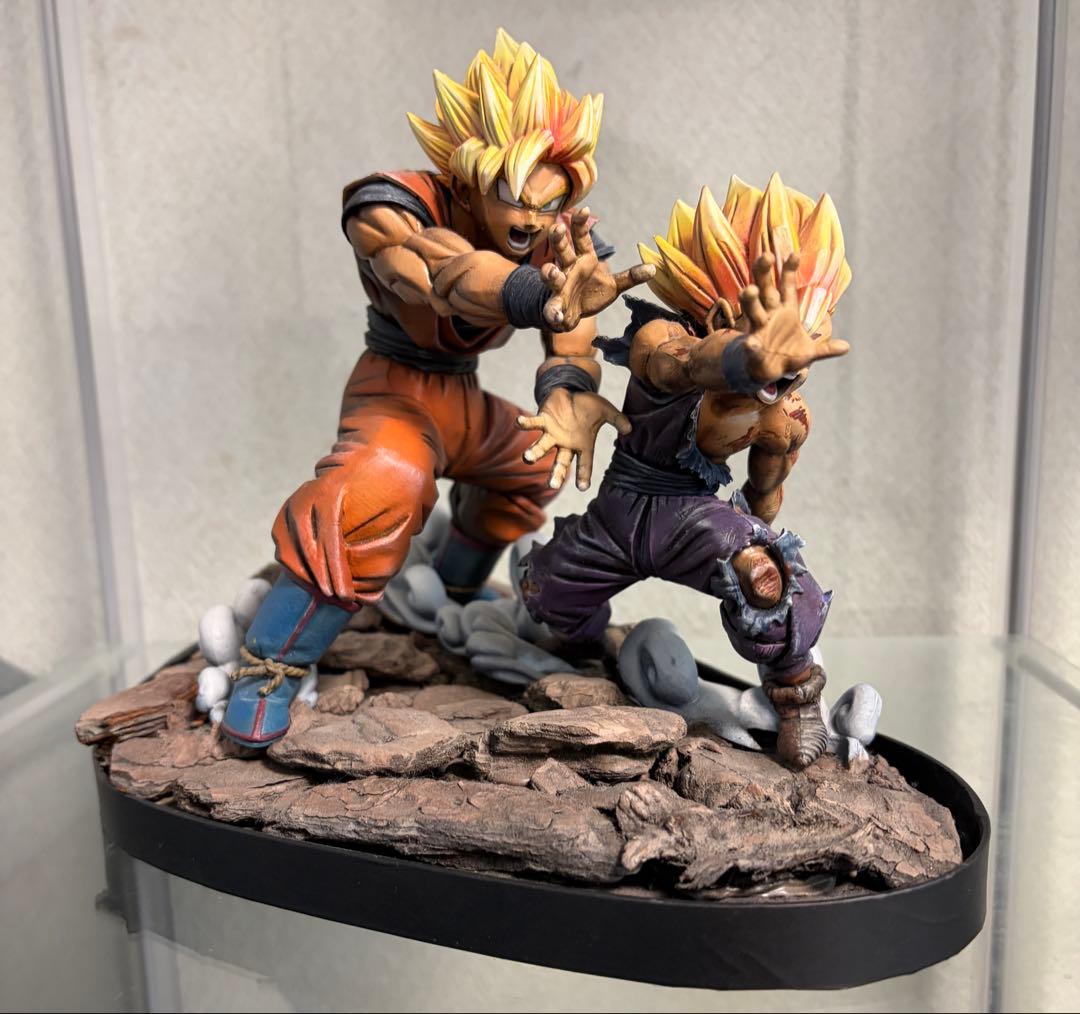 リペイント親子かめはめ波 孫悟空 孫悟飯 セル 一番くじ