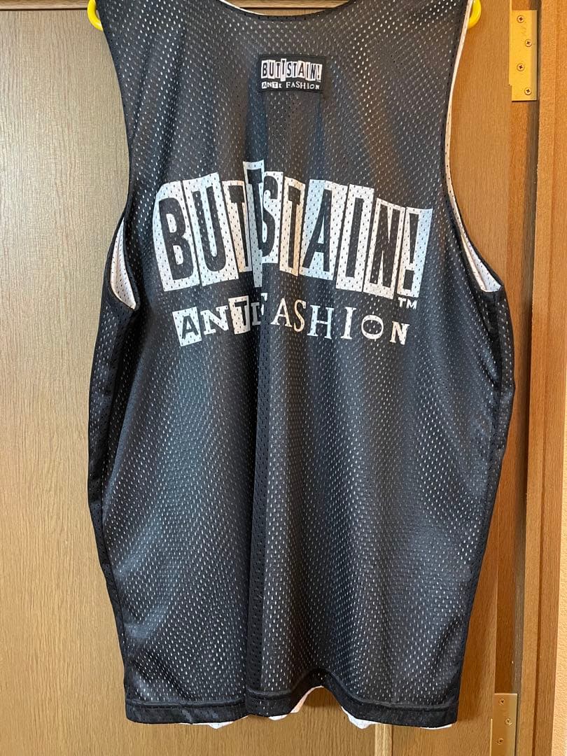 BUTTSTAIN! メッシュタンクトップ ブラック