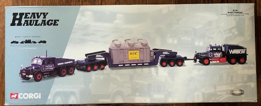 コーギー1/50スキャメル・コントラクター・ガーダートレーラー・トランス輸送車