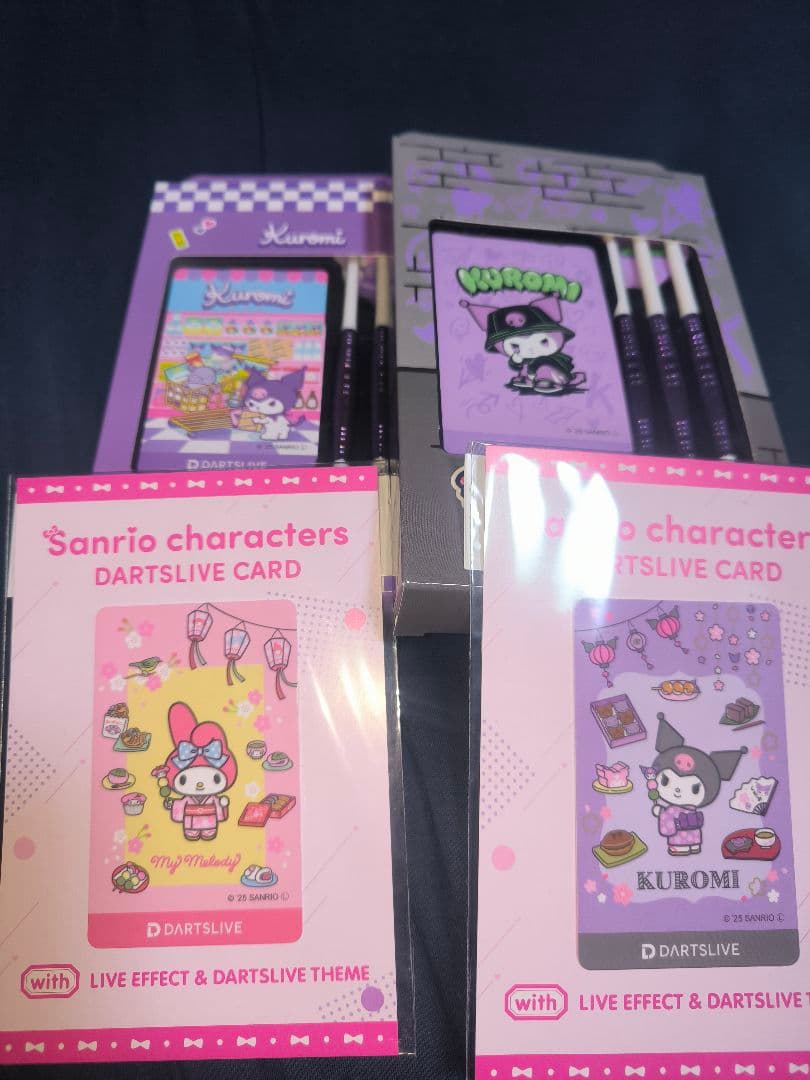 サンリオダーツセット クロミ ダーツライブカード クロミ マイメロ