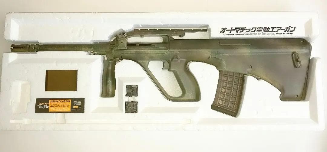 STEYR AUG 　スコープ、サイレンサー(ロング), 充電器 付