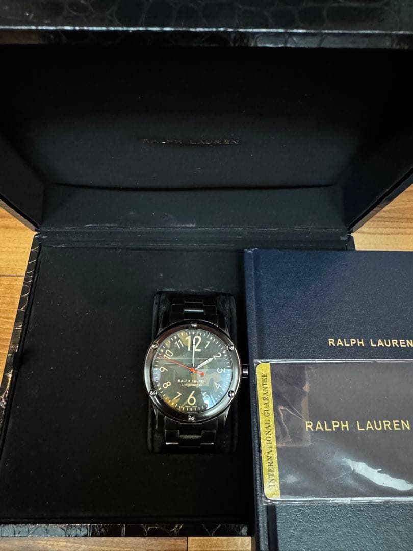 ☆付属品完備45mm超美品RL67サファリビンテージステンレスベルト☆