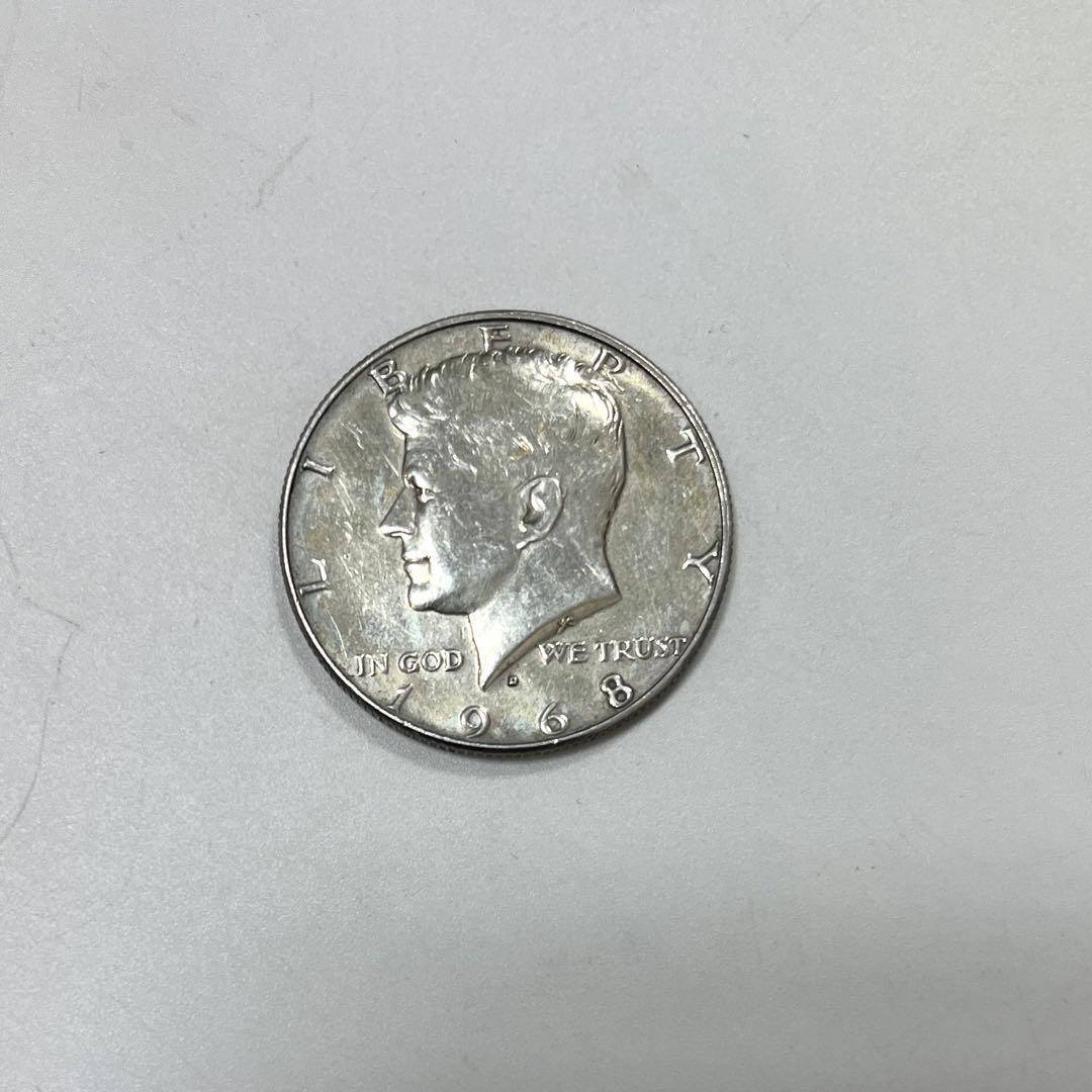 アメリカ ケネディハーフダラー銀貨3枚セット1964年・1967年・1968年