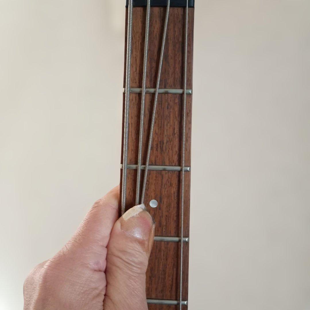 フェルナンデス　エレキベース 　ブラック 虎杢ネック