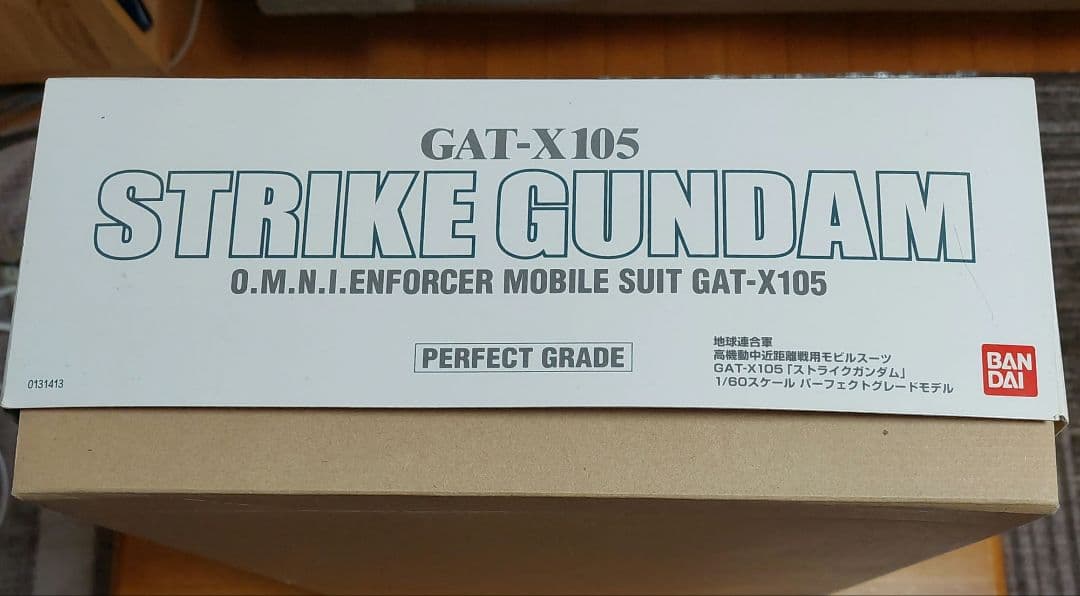 未組立　バンダイBANDAI GAT-X105 STRIKE GUNDAM PG