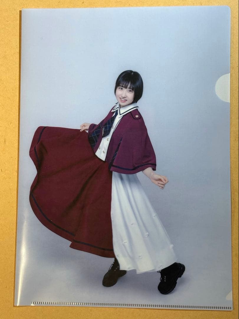 【かすみ草とステラ】一期生 人気のワインレッド衣装セット　比賀、小柴、吉川