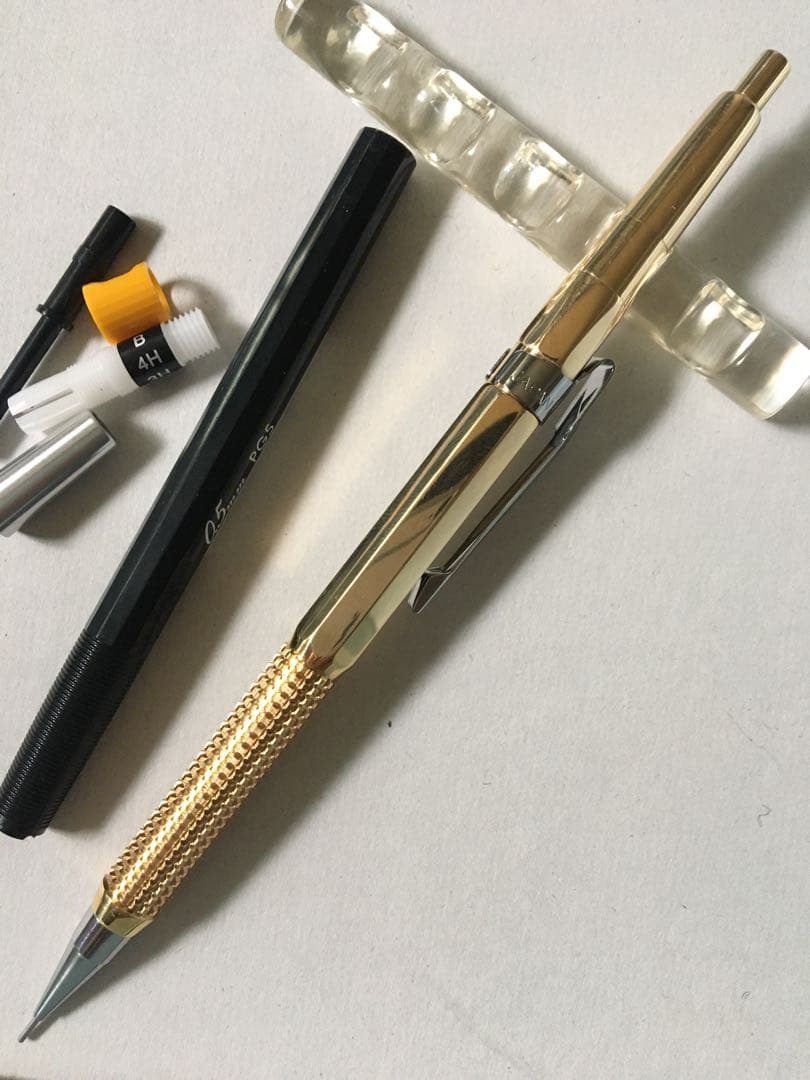 ぺんてる　PG5 カスタム軸　シャーペン　シャープペンシル 真鍮 黄銅 DIY