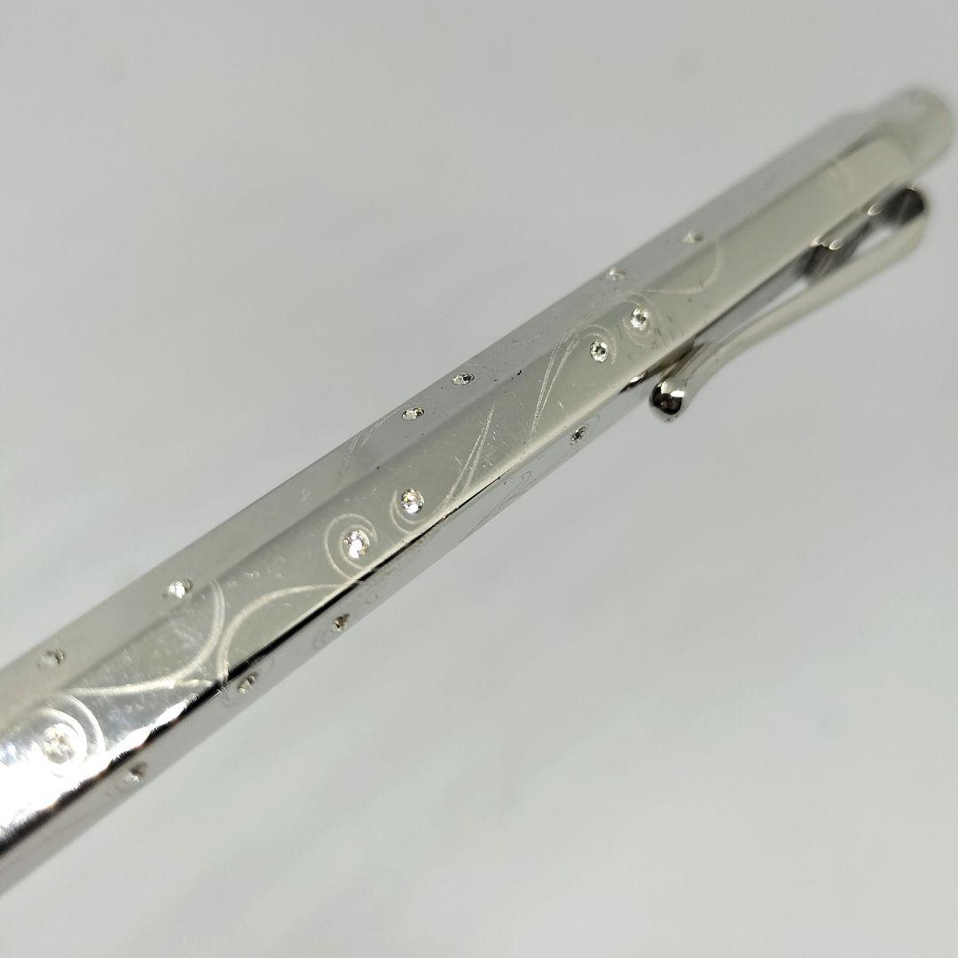 カランダッシュ エクリドール ボールペン スワロフスキー エクラI シルバー