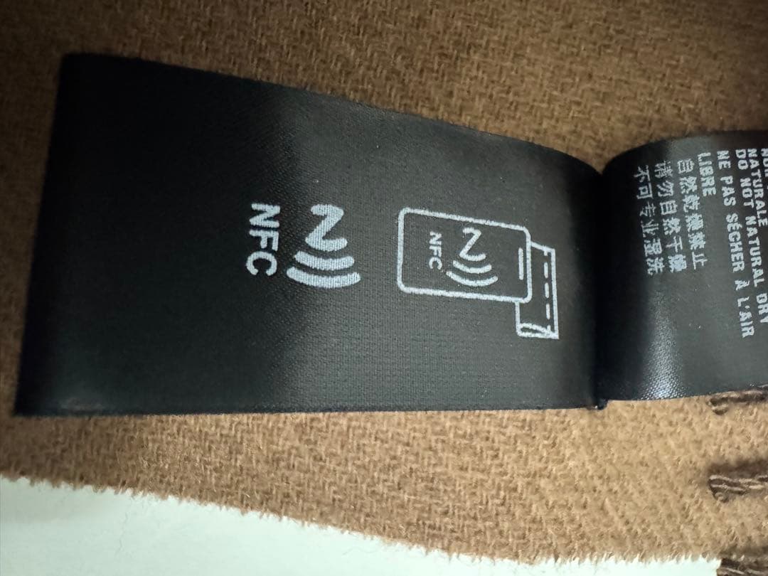 MIUMIU カシミヤスカーフ ブラウン