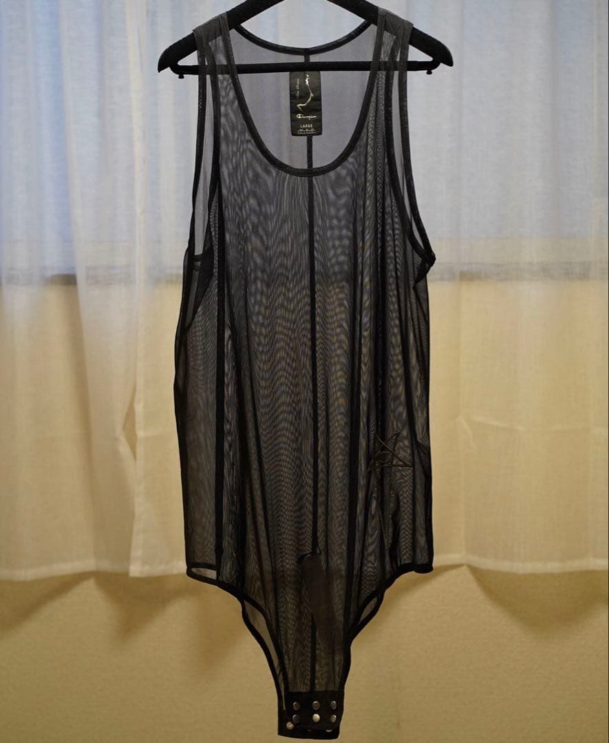 Rick Owens × Champion/シアータンクトップ ブラック L