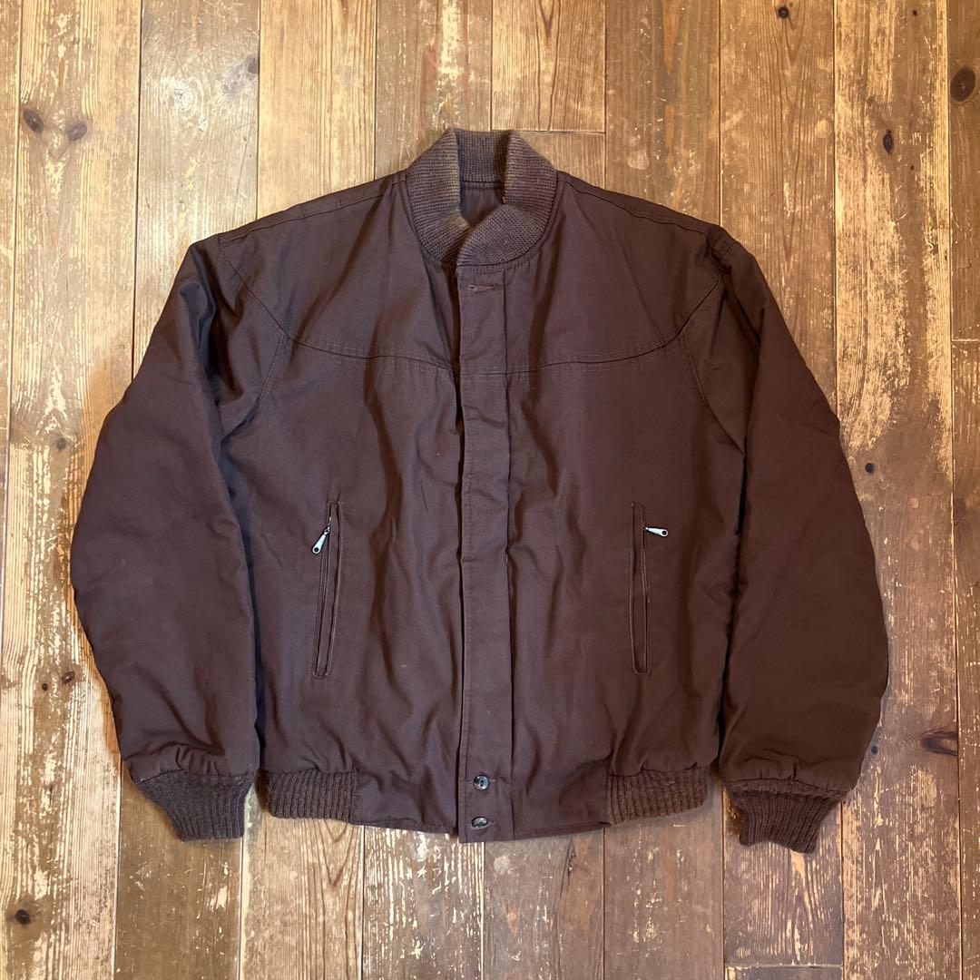 70s ★Catalina derbyjacket brown★36