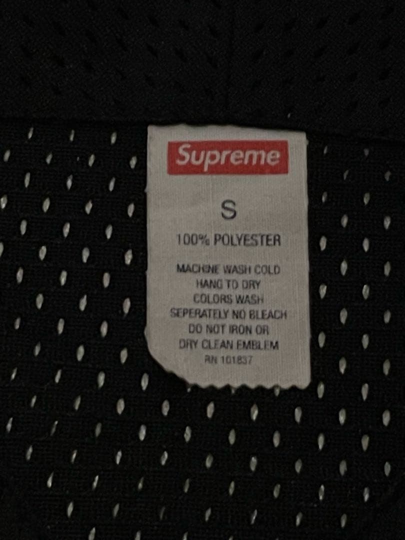 Supreme メッシュタンクトップ ブラック