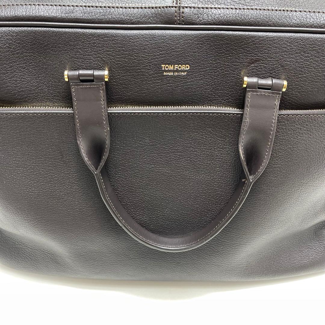 レア品✨TOM FORD トムフォード ブリーフケース ダブルファスナー 大容量