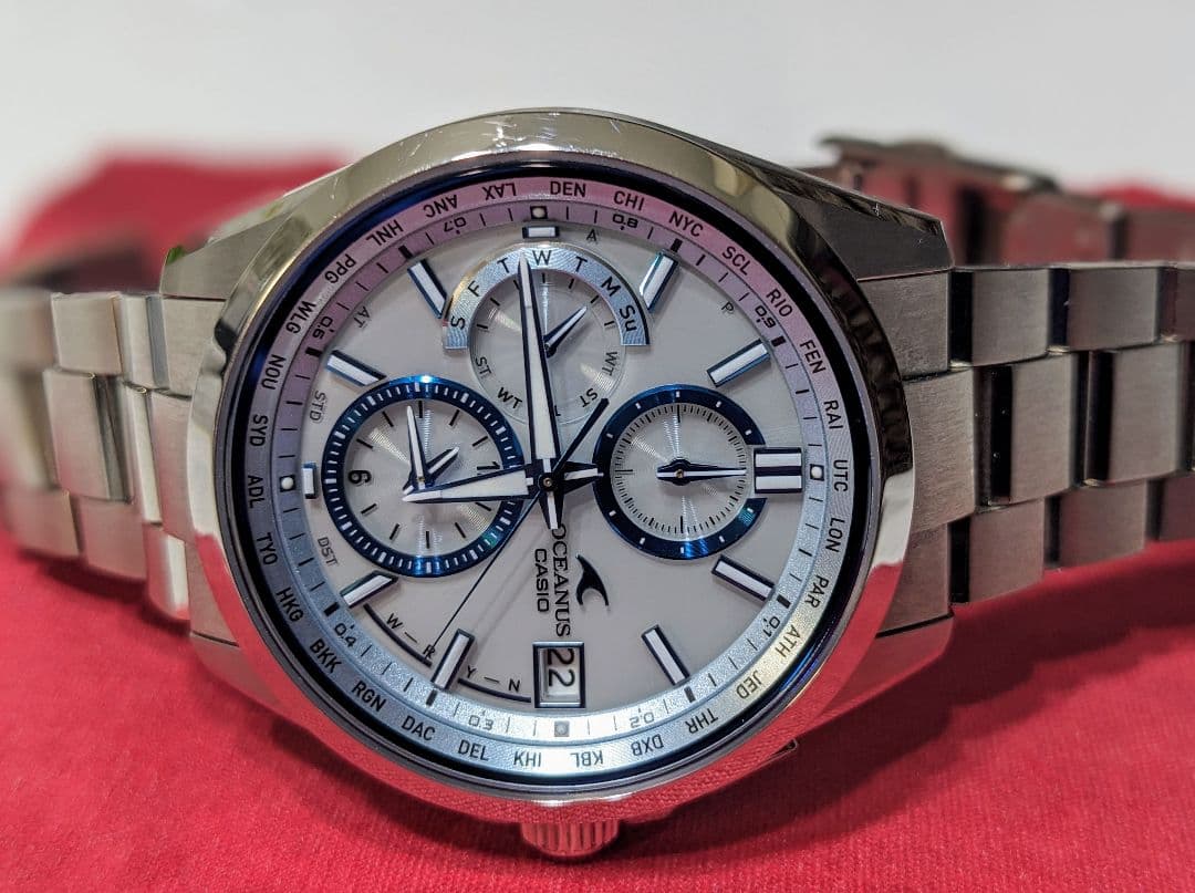 【レアカラー極美品】★CASIO OCEANUS OCW-T2600-2AJF★