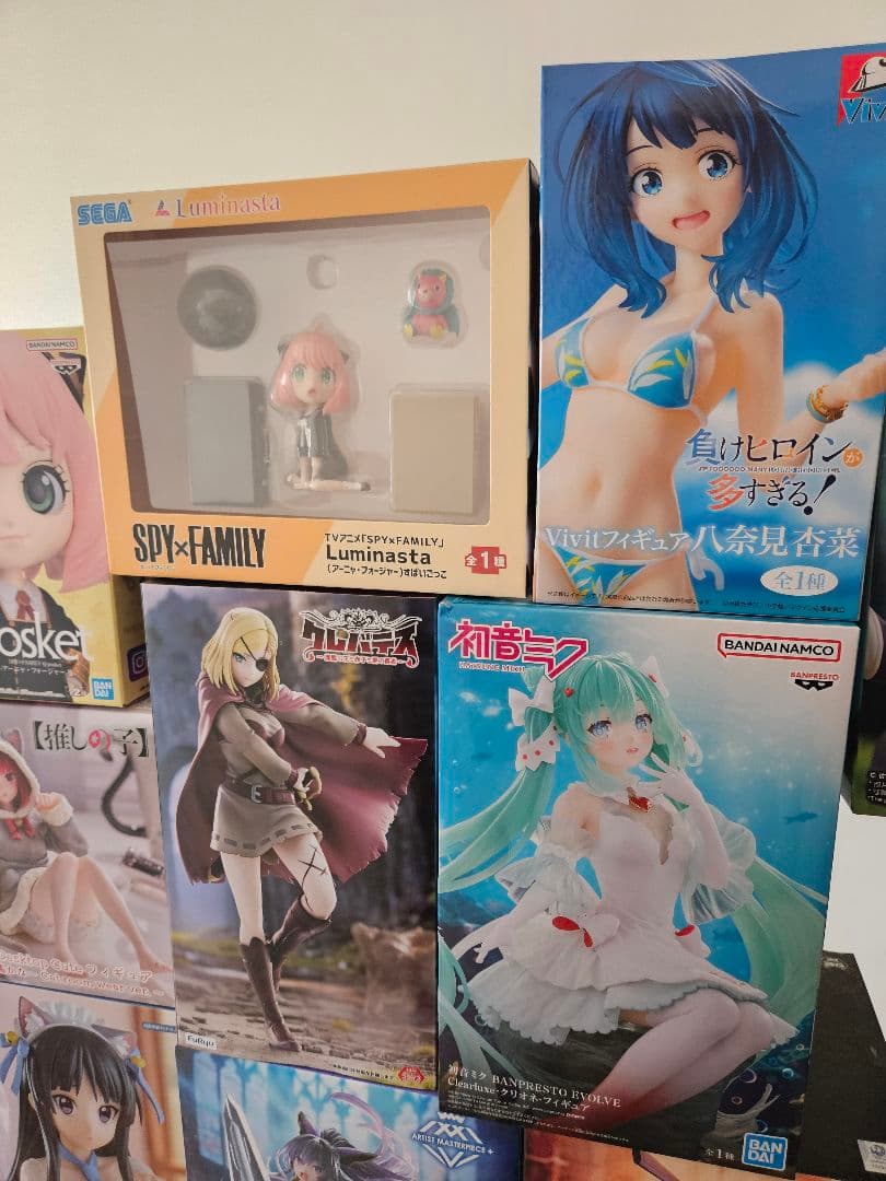 (箱痛みあり)けいおん　氷菓　ホロライブなど美少女フィギュアまとめ売17点セット