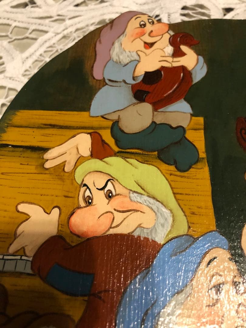 ディズニー　白雪姫と７人の小人　トールペイント