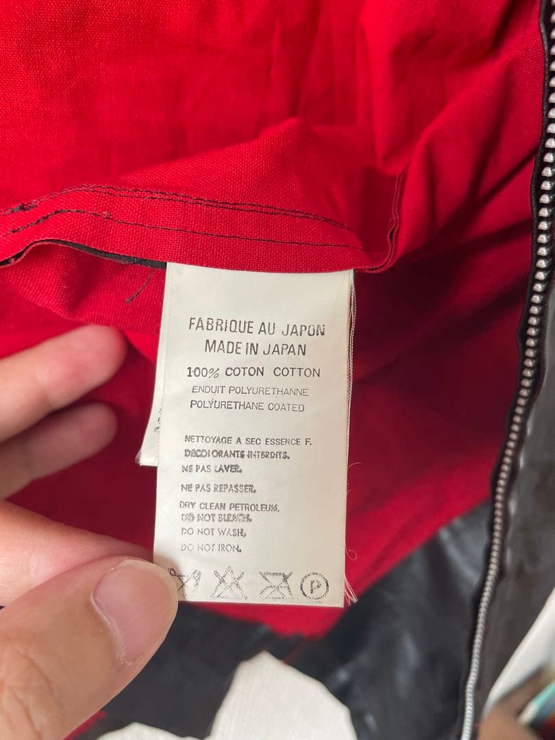 ヨウジヤマモト Y's for men ジャケット　フェイクレザー　ブルゾン