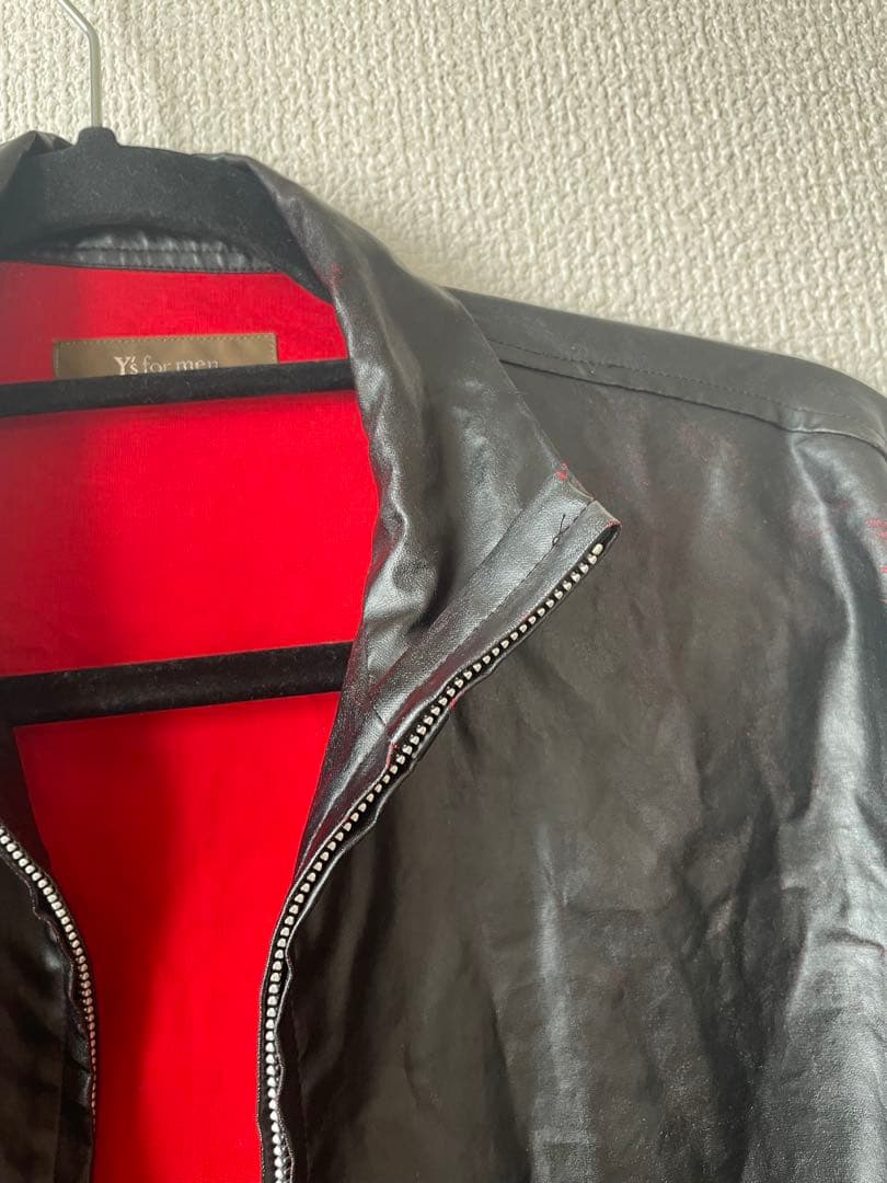 ヨウジヤマモト Y's for men ジャケット　フェイクレザー　ブルゾン