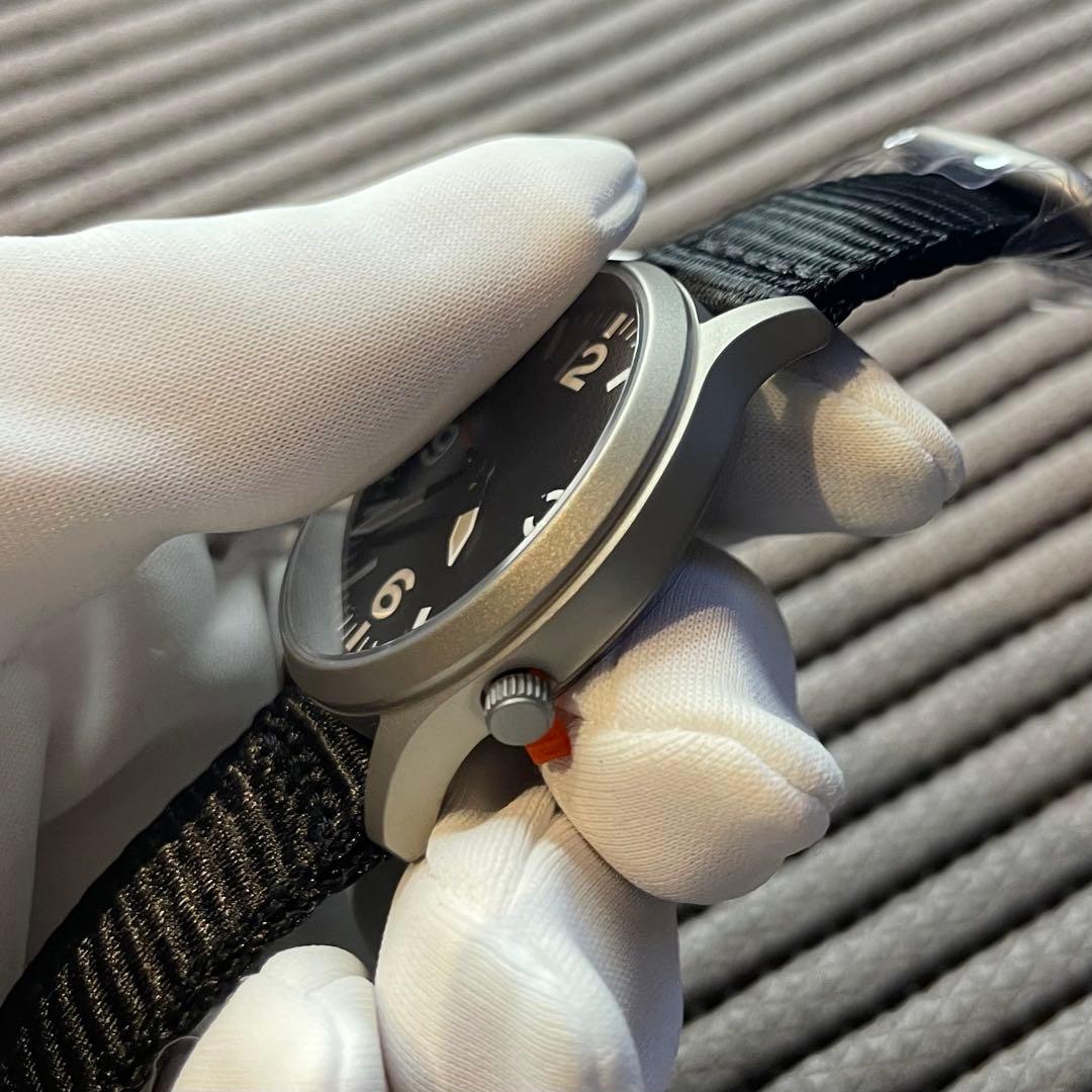 新品 ミリタリーウォッチ チタン パイロット セイコームーブ